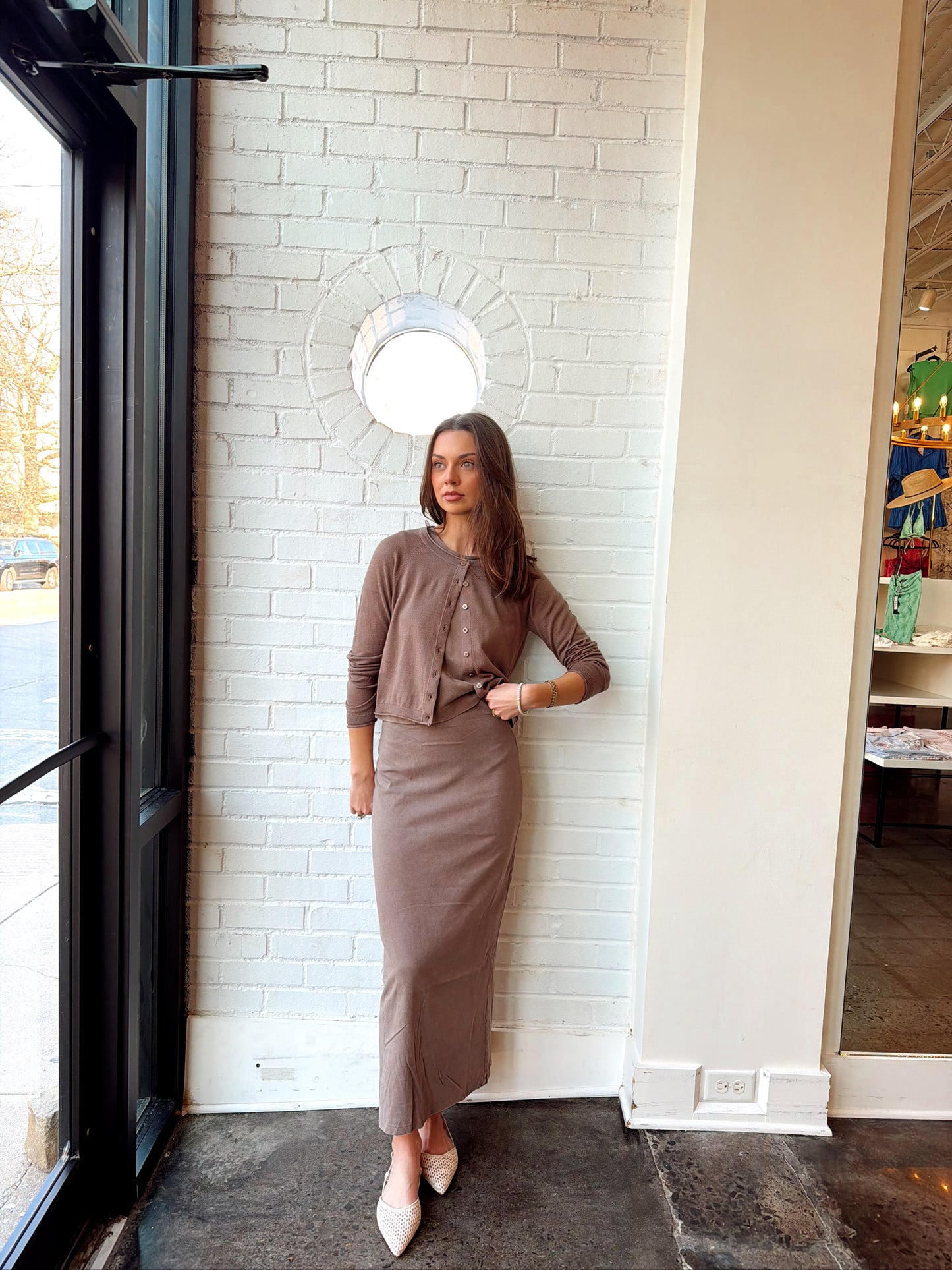 GAIL MIDI SKIRT