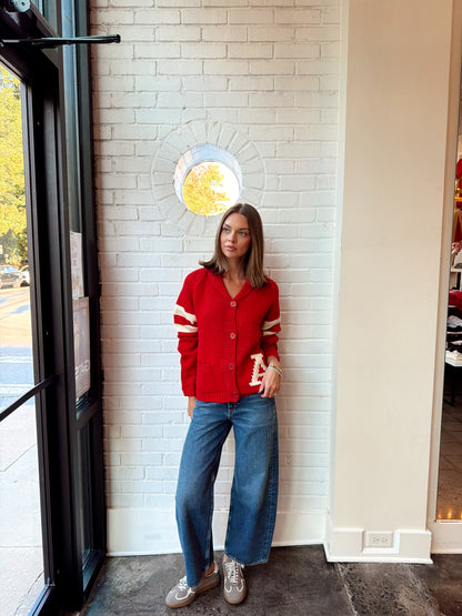 VARSITY "A" CARDIGAN