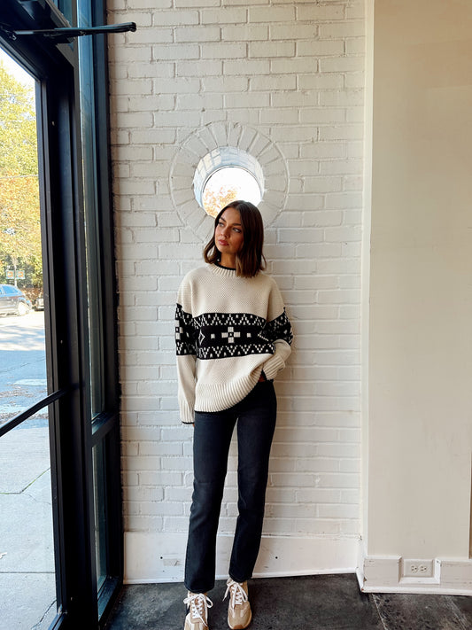 LENNI RELAXED CREWNECK SWEATER