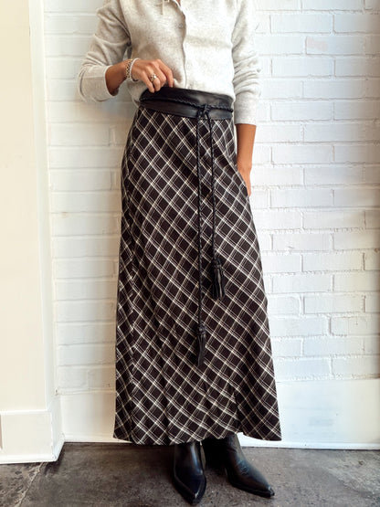 EUROPA PLAID SKIRT