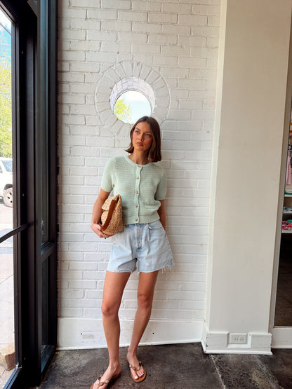 MARIE POCKET FRONT CREW CARDI