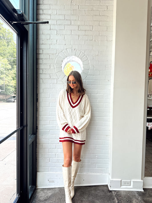 TAILGATE SWEATER DRESS