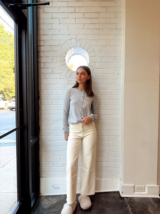 MOIRA COTTON CASHMERE CARDIGAN