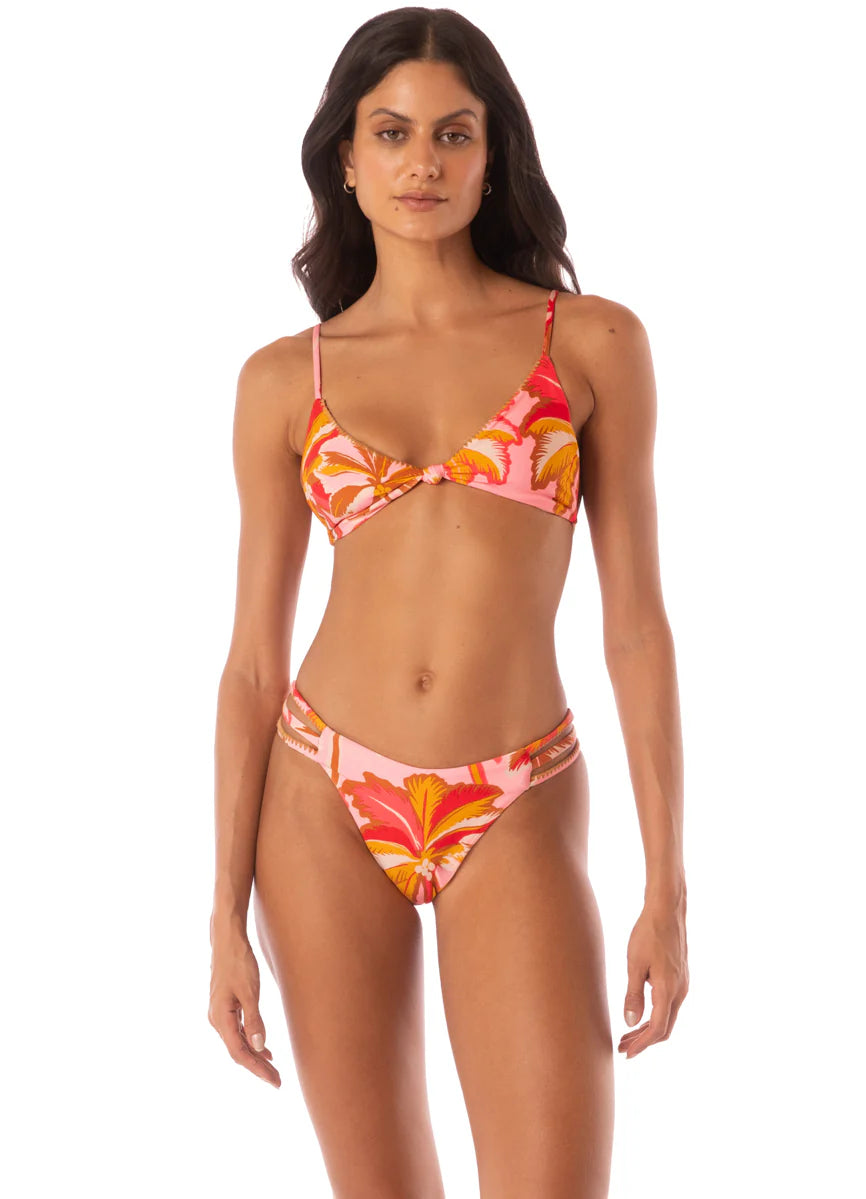 PINK PALMS SAHARA TRIANGLE TOP