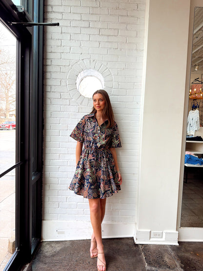 LOPEZ MINI DRESS W/ TIE WAIST