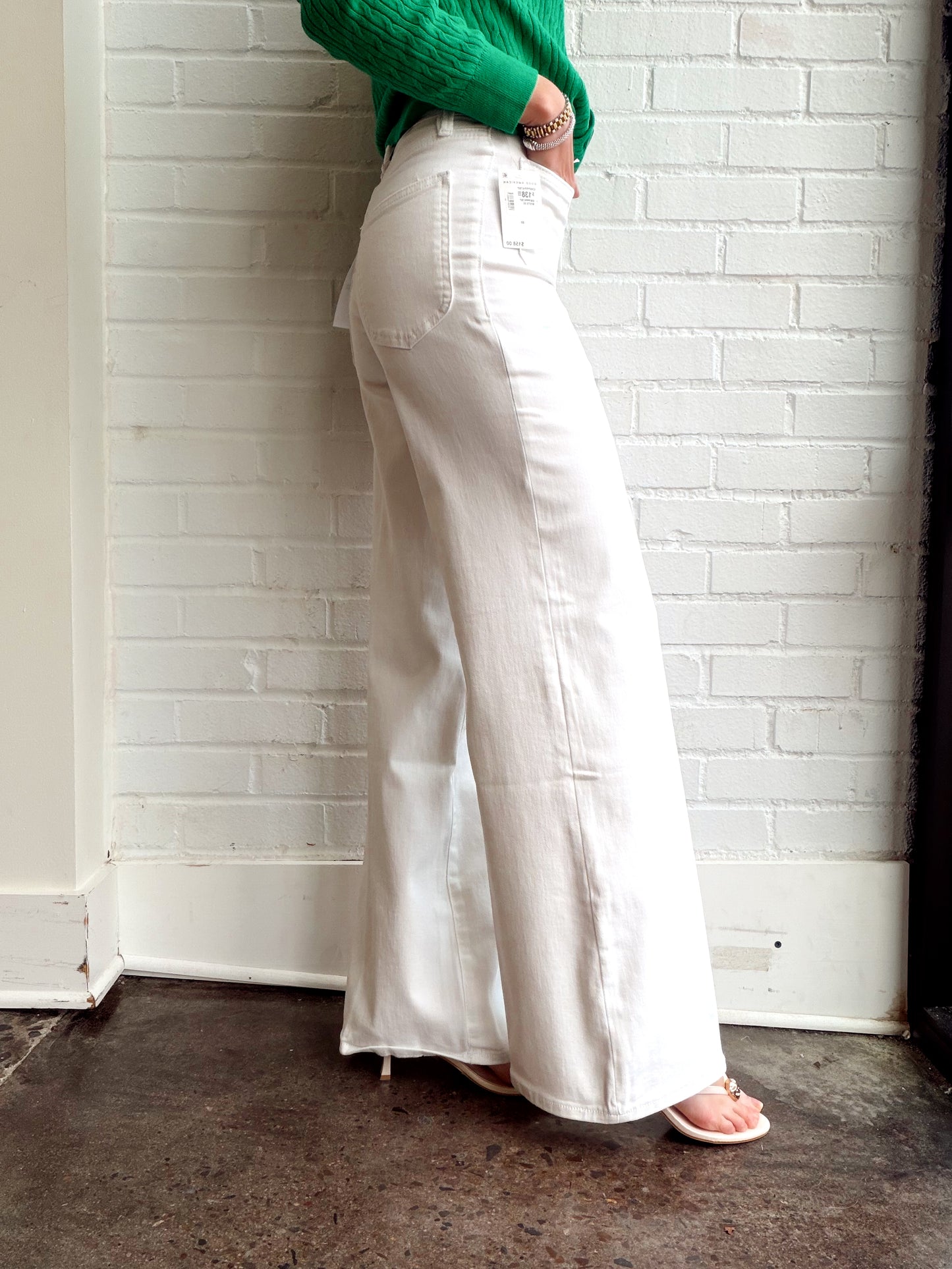 GOOD WAIST PALAZZO JEANS