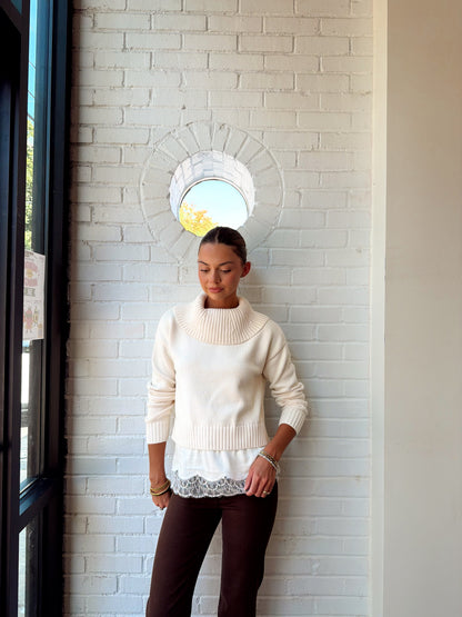 COWL KNIT TWOFER