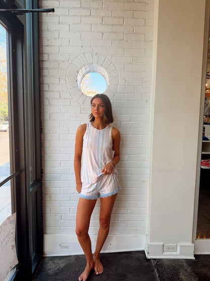 ALL AMERICAN TANK SHORTIE SET