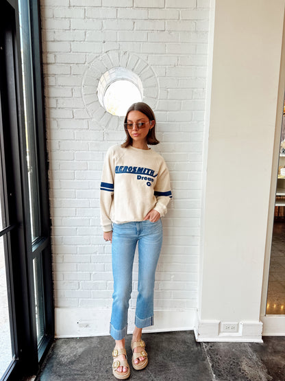AEROSMITH DREAM ON REVERSE RAGLAN CREW