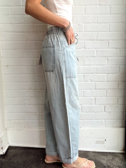 VILLA DRAWSTRING BARREL LEG