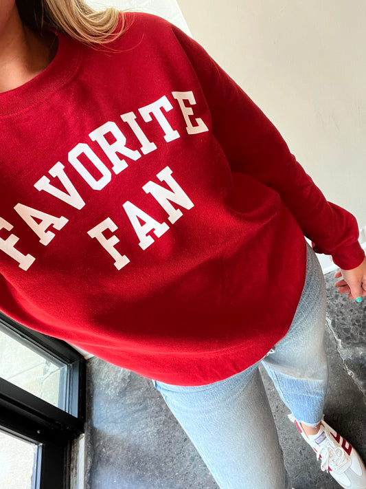 "FAVORITE FAN" SWEATSHIRT