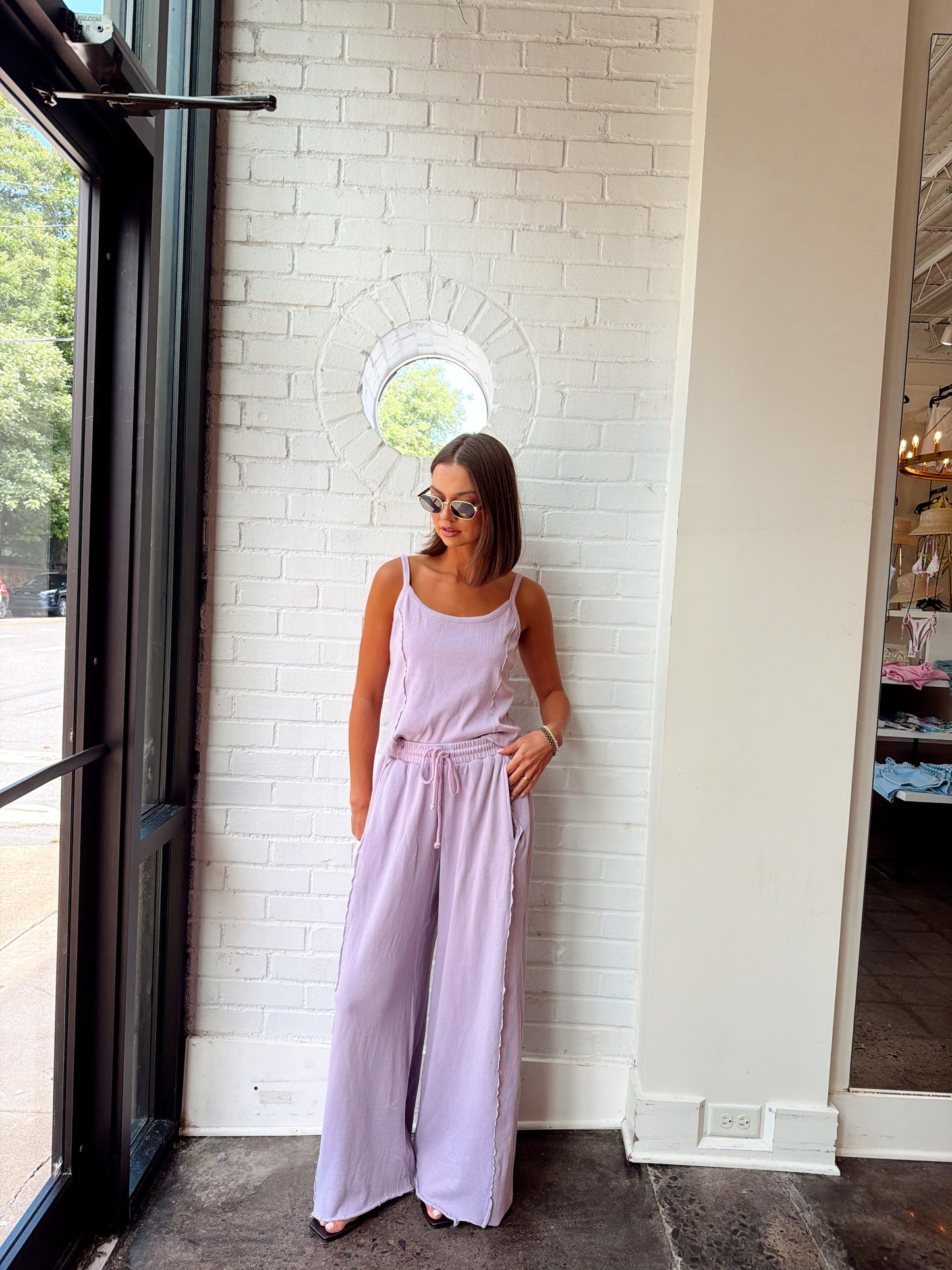 MATCHING TERRY CAMI & PANTS SET