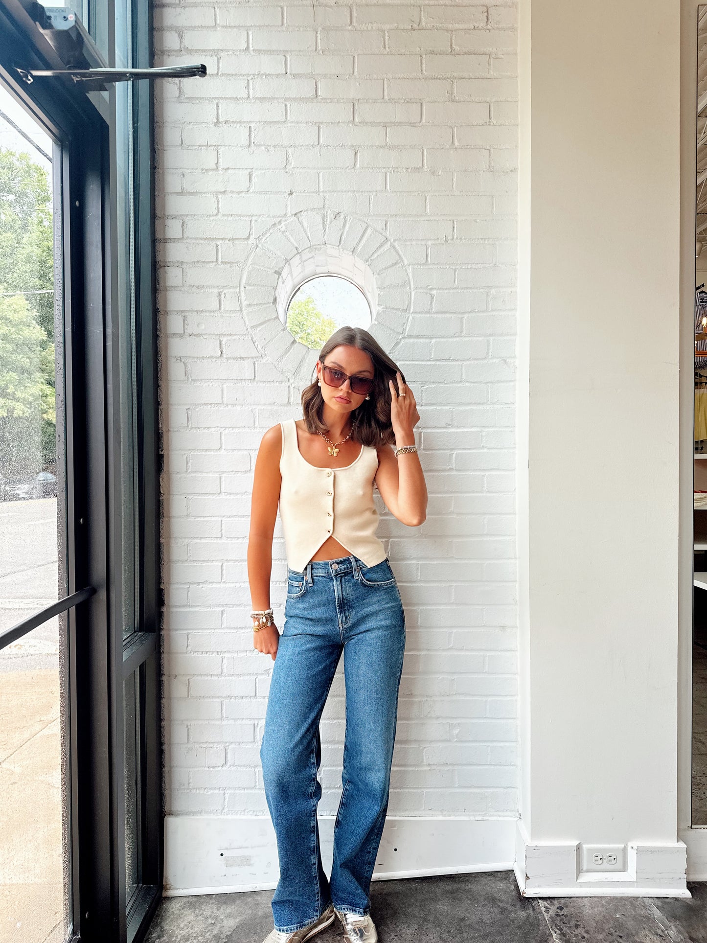 MARA BUTTON DOWN TANK