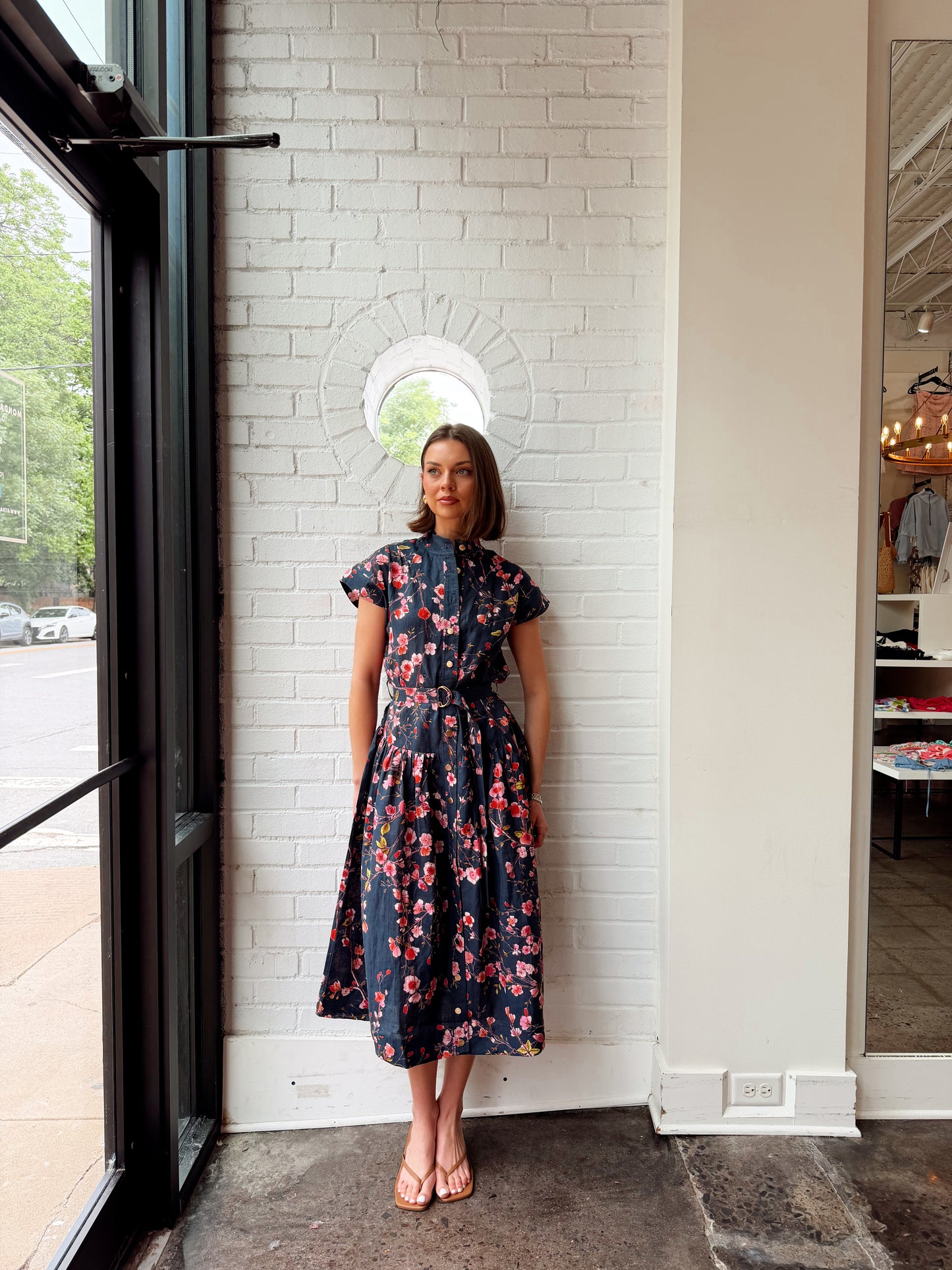 ZELLE PRINT MAXI DRESS