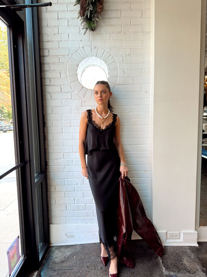 CINDER LACE MIDI SKIRT