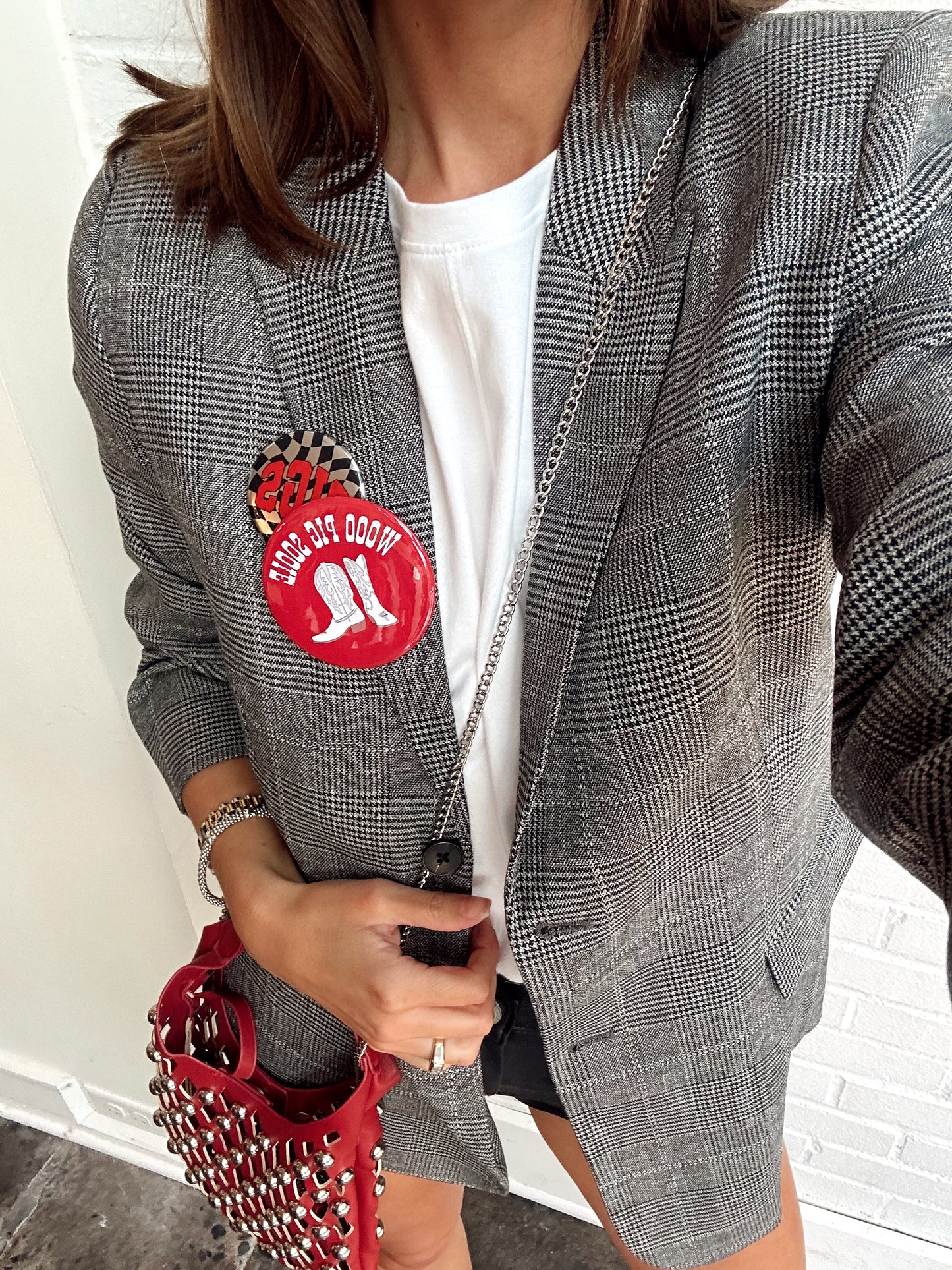 OWEN PLAID SUITING BLAZER