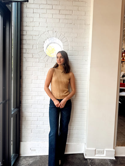 TURTLENECK TANK SWEATER