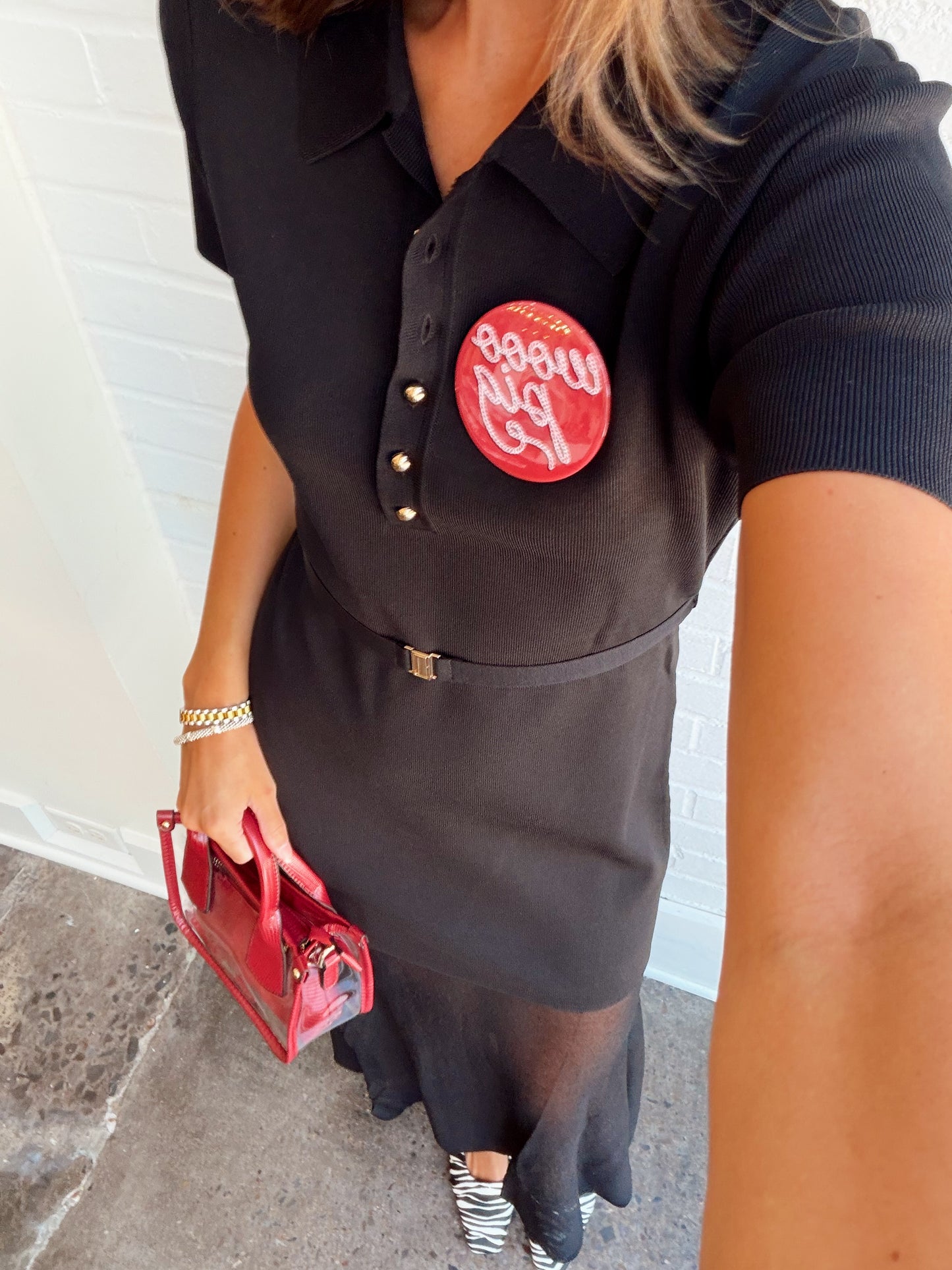 KAHITE KNIT MIDI DRESS