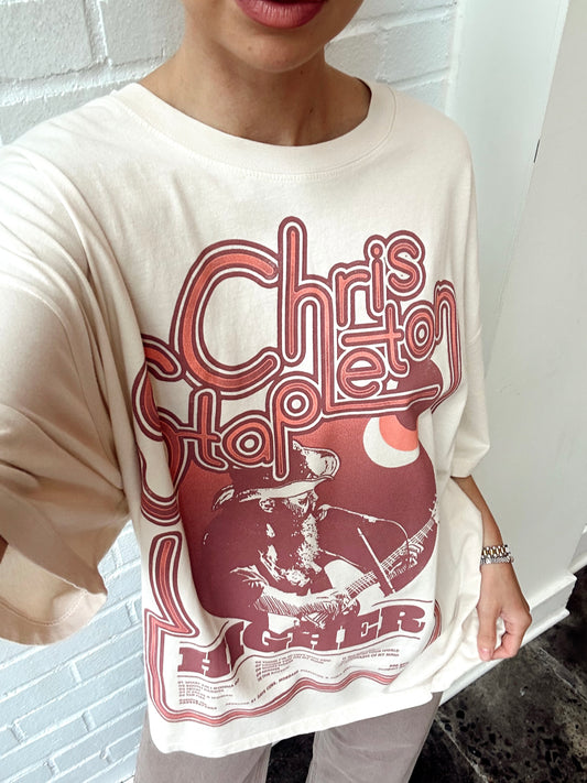 CHRIS STAPLETON HIGHER TOUR O/S TEE