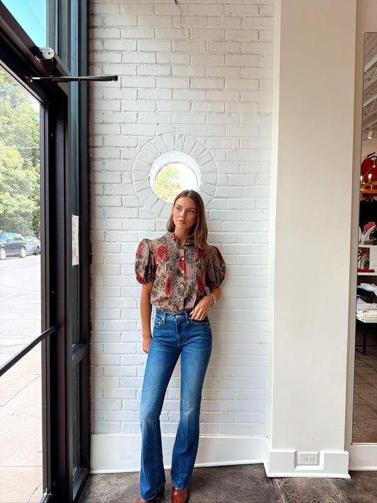 FRANCESCA FLORAL BLOUSE