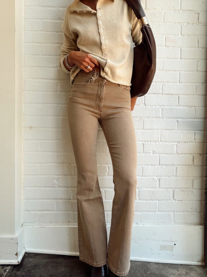 BRIDGET BOOT HIGH RISE INSTASCULPT 31.5"- DESERT