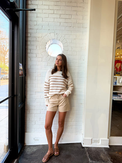 ABEL STRIPED SWEATER