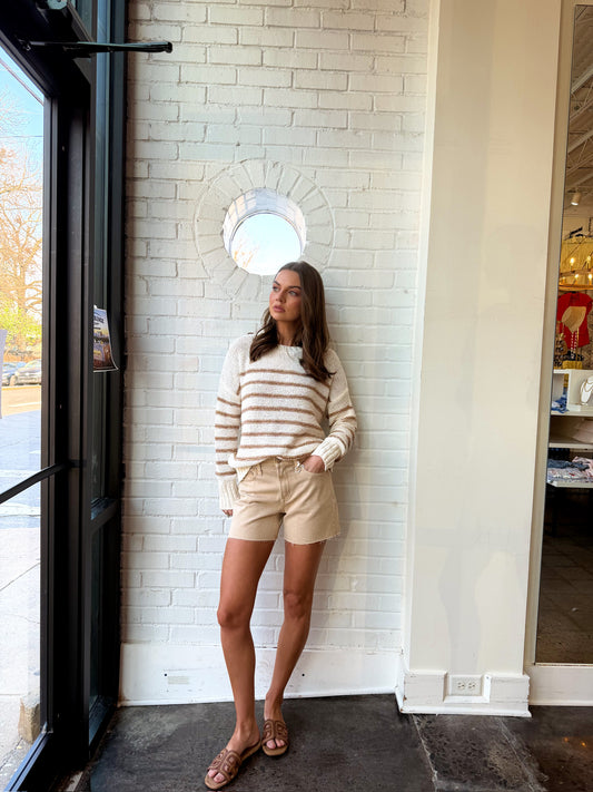 ABEL STRIPED SWEATER