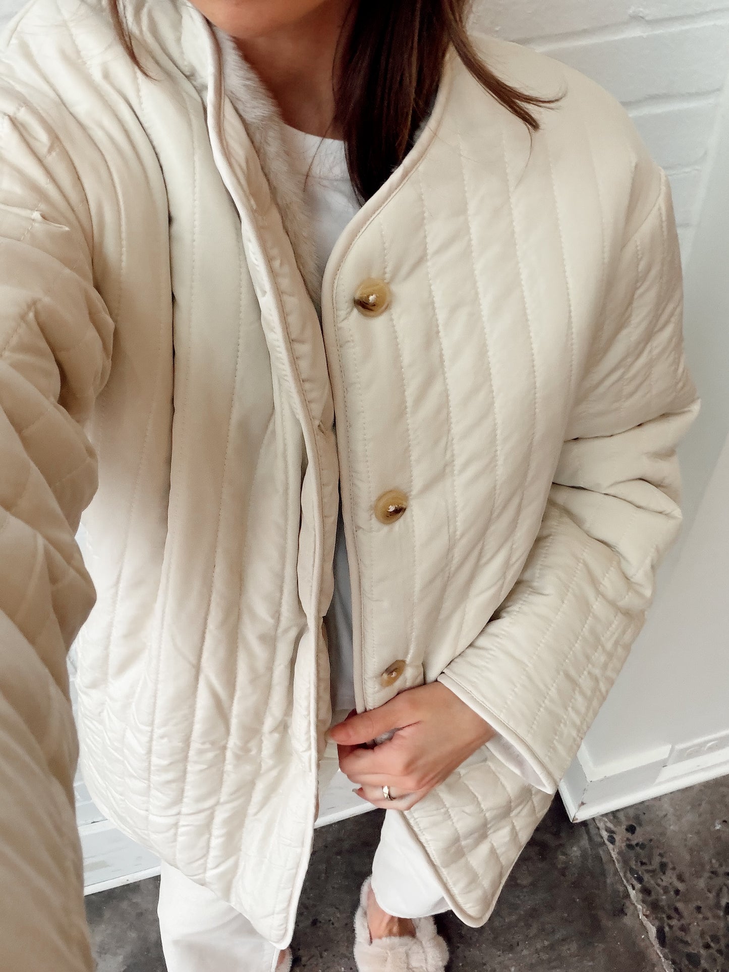 REVERSIBLE FUR LINER JACKET