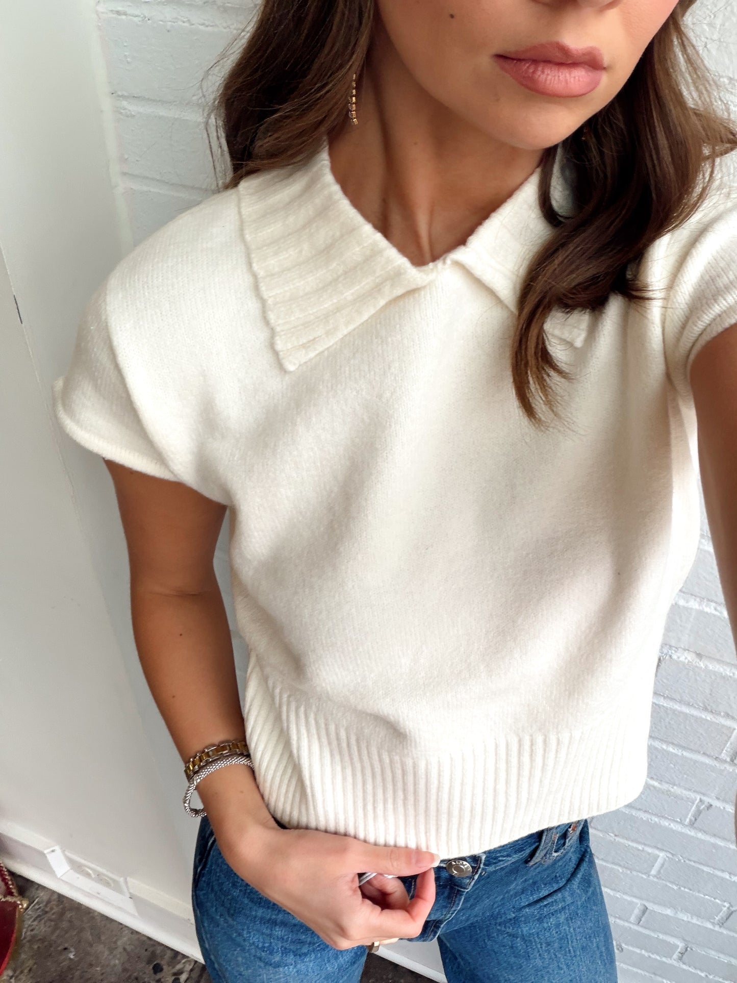 EDEN COLLARED SWEATER