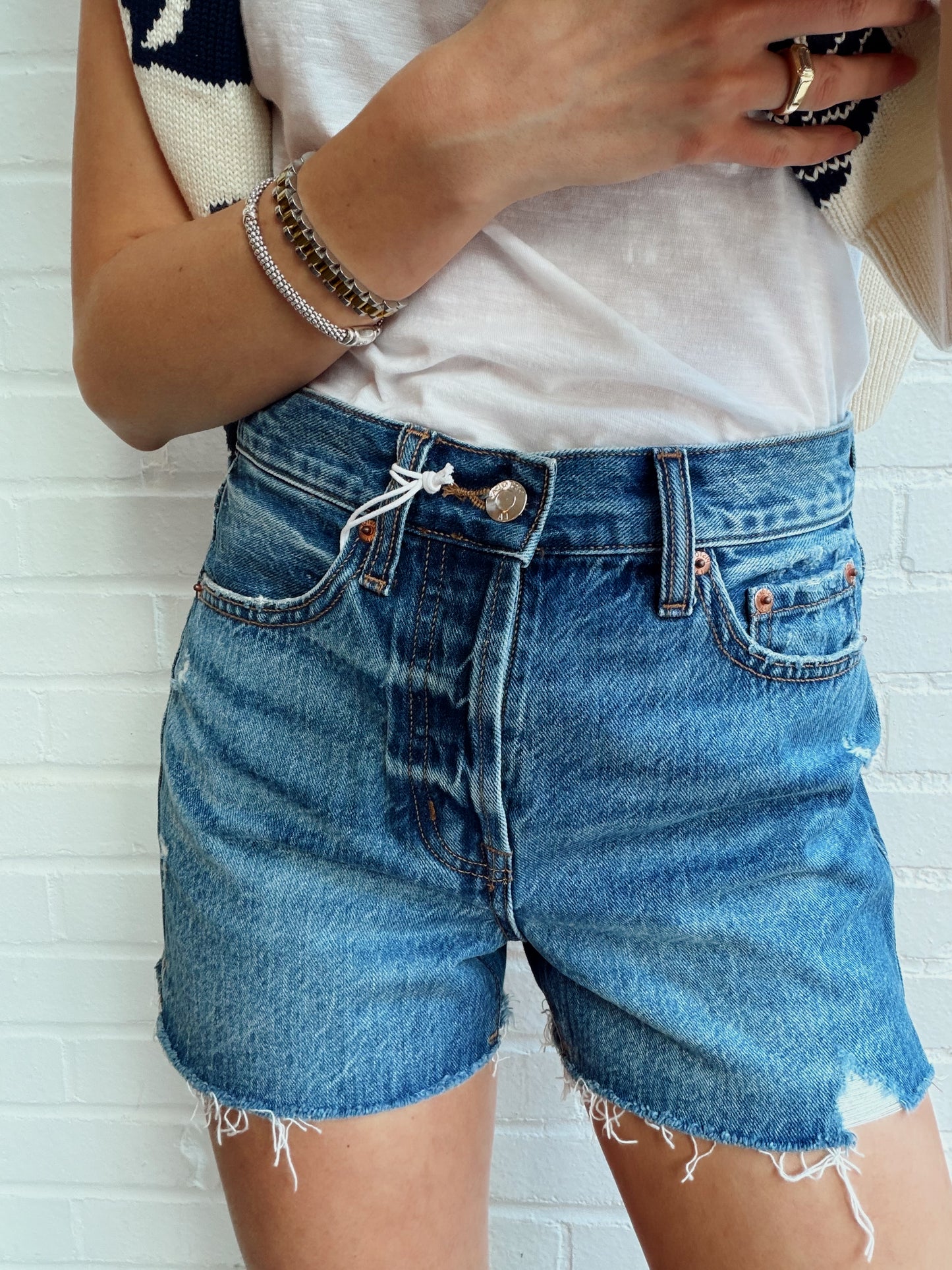 NOVA HIGH RISE CUT OFF SHORT