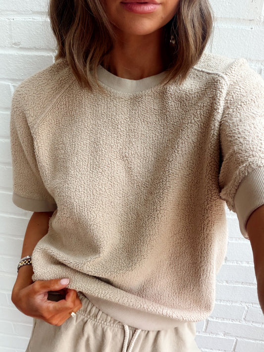 KENNEDY FLEECE SS CREW NECK SWEATSHIRT