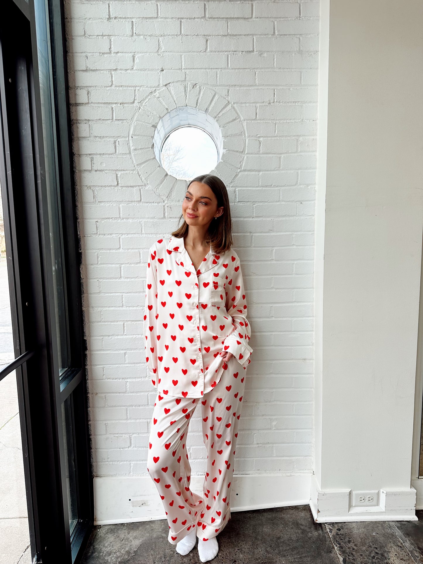 CLASSIC PJ SET- QUEEN OF HEARTS