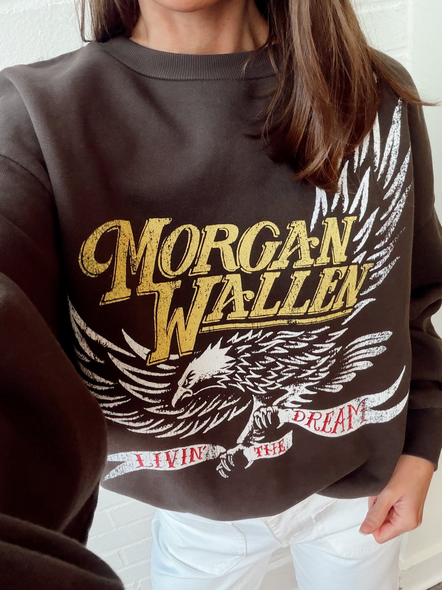 MORGAN WALLEN OVERSIED CREW SWEATSHIRT