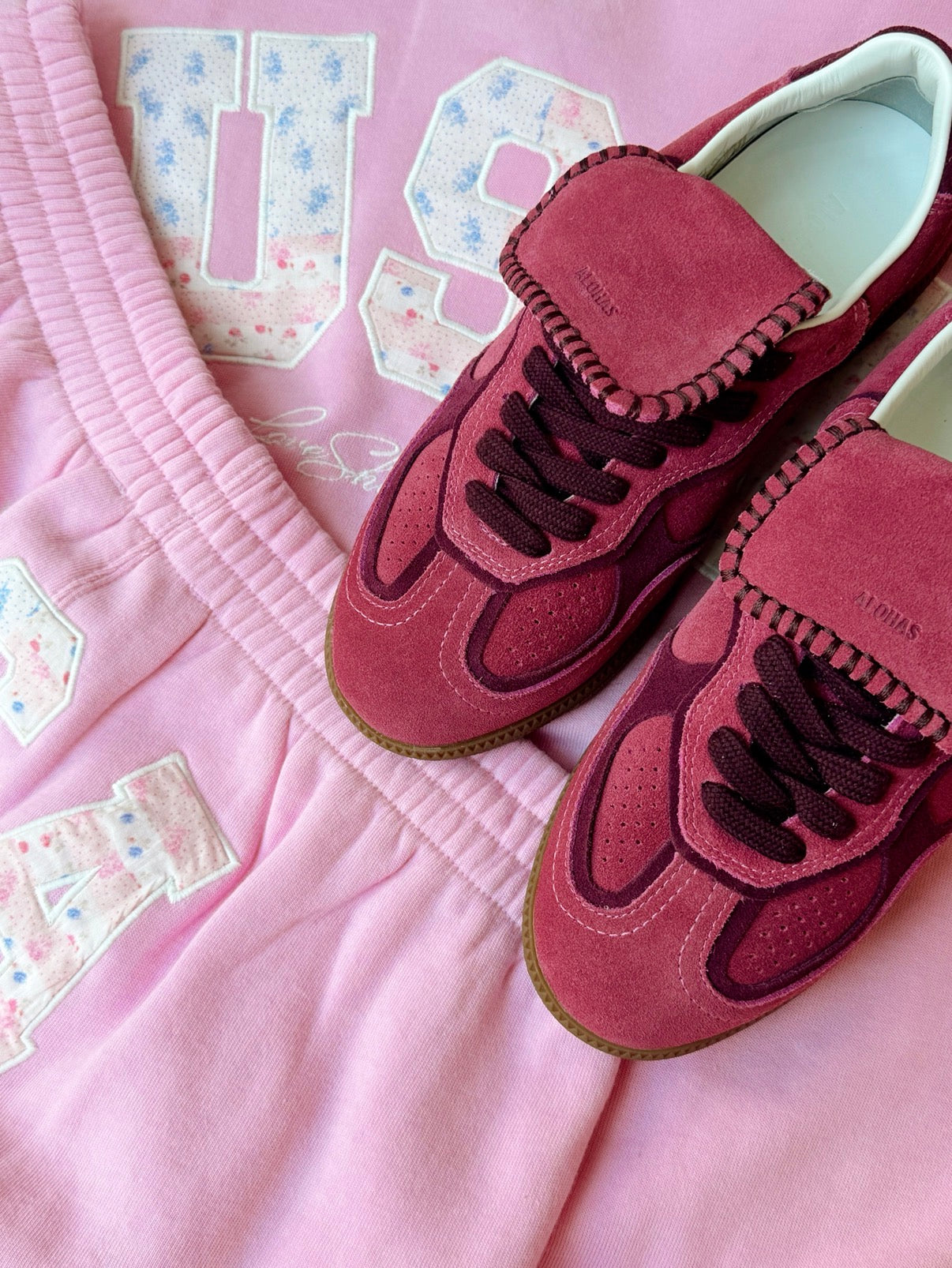 TB.490 CLUB SUEDE LEATHER SNEAKERS