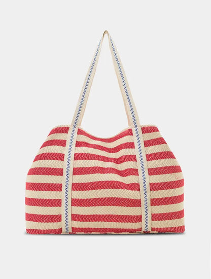 DEEP SEA SARDINE BEADED COASTAL TOTE
