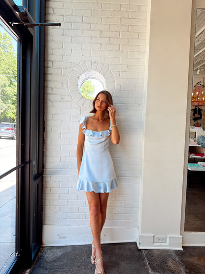 SUNNY RUFFLE MINI DRESS