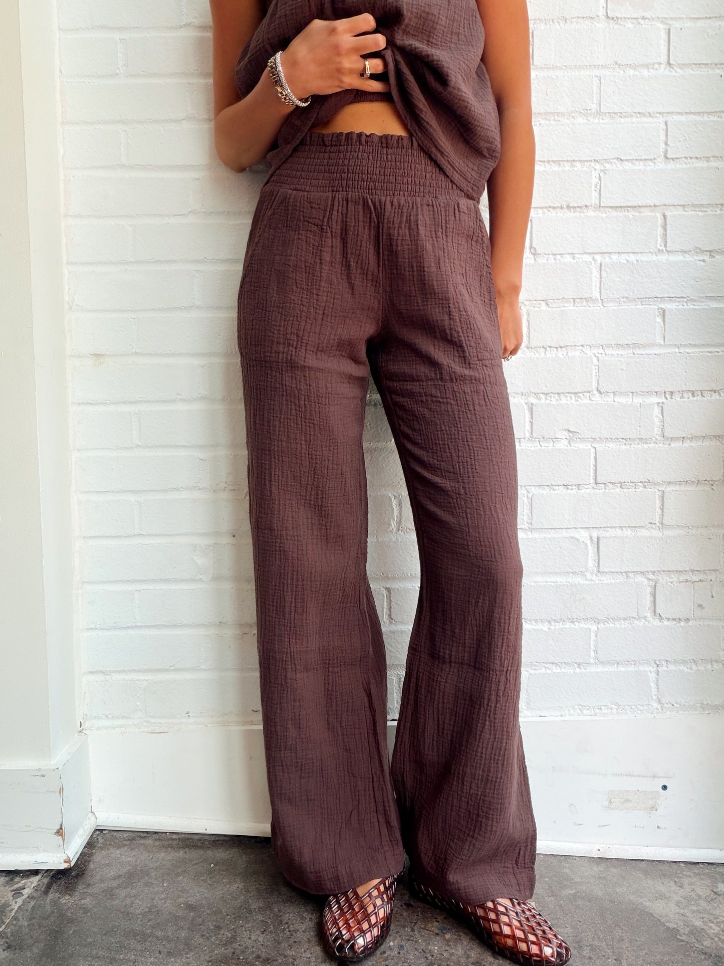WIDE LEG BEACH PANT