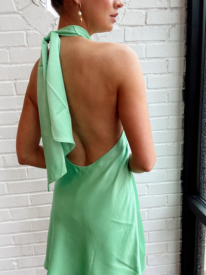 JASMINE HALTER MINI DRESS
