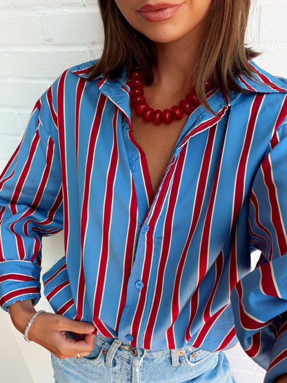 SEMERU STRIPED SHIRT