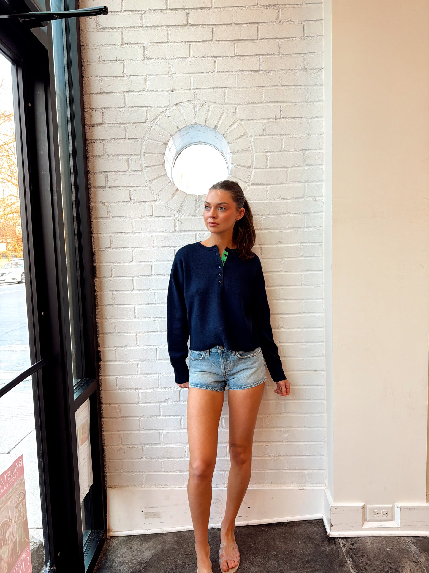 LOW RISE PARKER SHORT