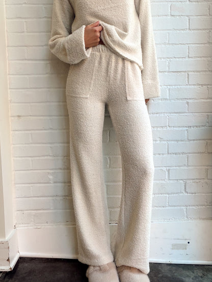 WIDE LEG PANT W/ SMALL WAISTBAND