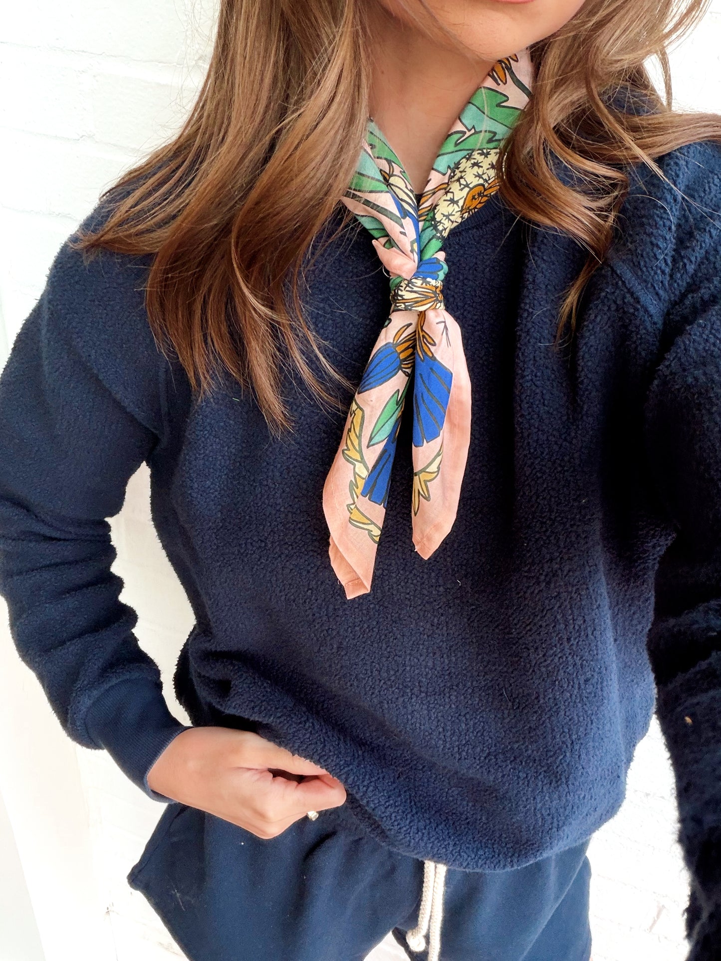 ZIGGY REVERSE FLEECE SHRUNKEN CREW