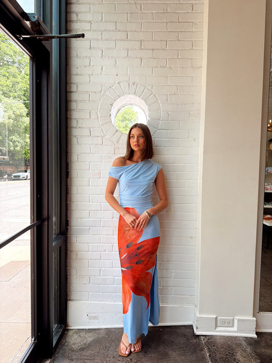 AVAH MESH DRESS