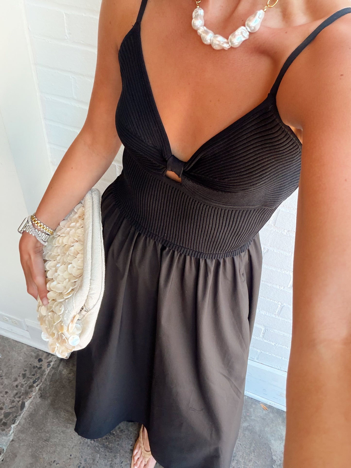 PETRA KNOT FRONT DRESS