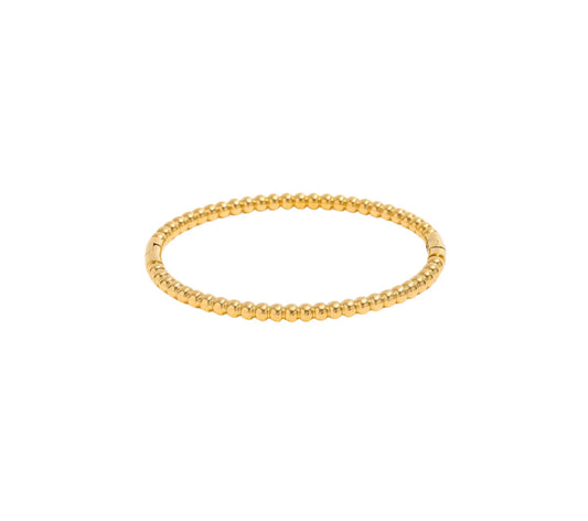 BEADED GOLD BANGLE BRACELET