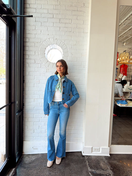 FINISH LINE DENIM SHIRT JACKET