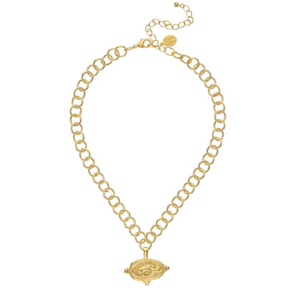 RAZORBACK INTAGLIO NECKLACE