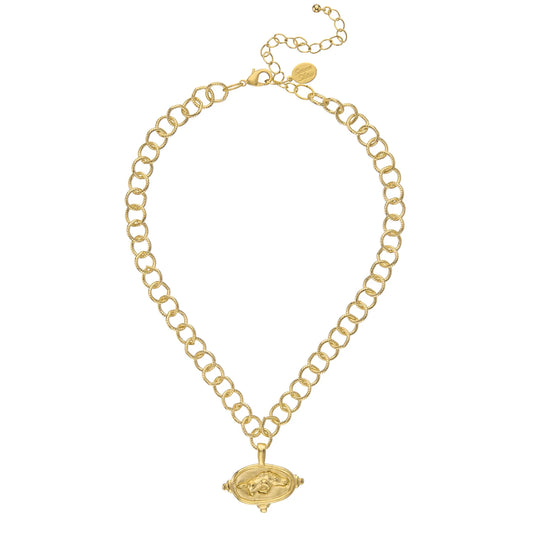 RAZORBACK INTAGLIO NECKLACE
