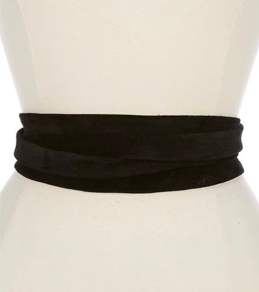 SUEDE WRAP BELT