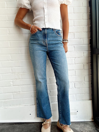 SOHO HIGH RISE ANKLE FLARE